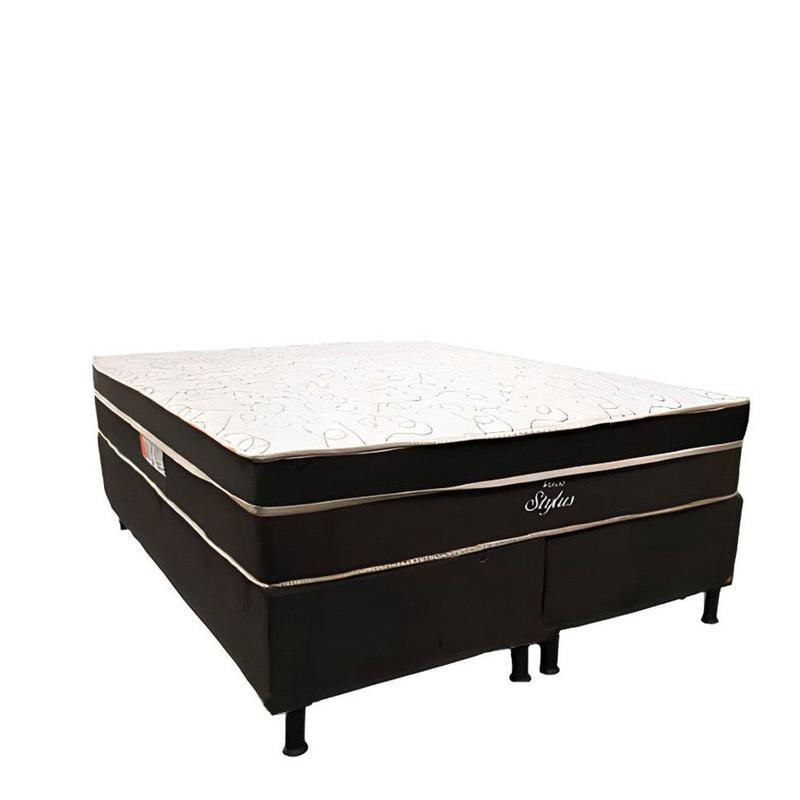 Conjunto Box Stylus King 198X198X60 Molas Ensacadas TopÃzio - Base